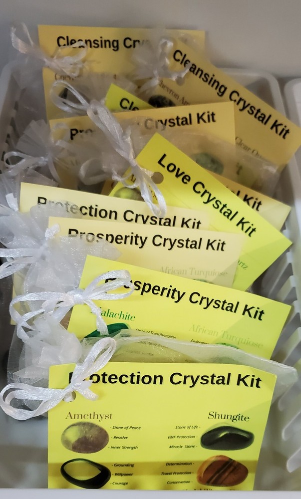 Protection Crystal Kit to help with grounding and protection