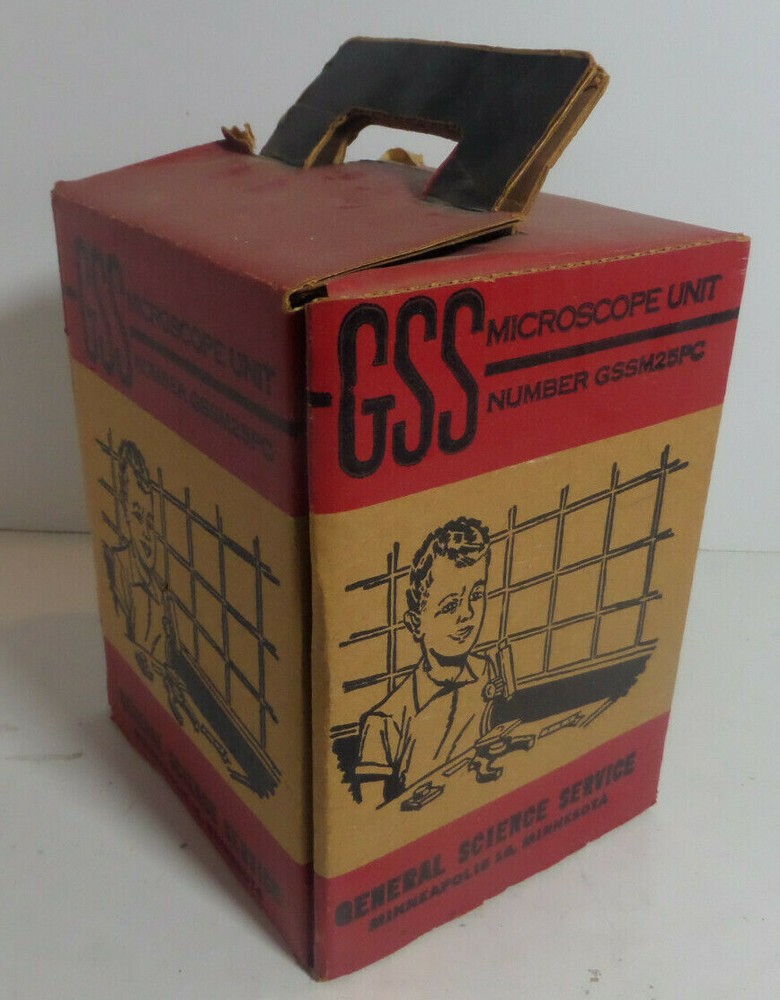 GSS microscope unit GSSM25PC vintage original box