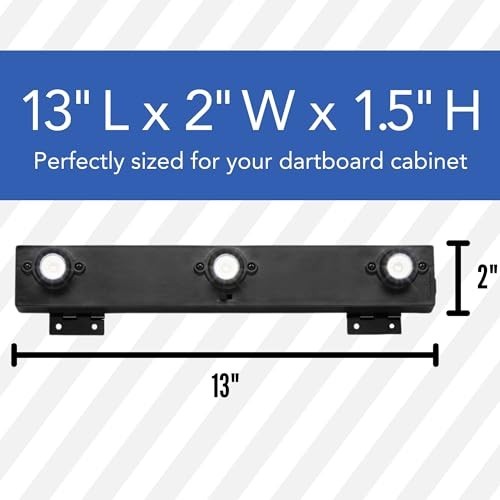 Dartboard Cabinet Mounted Display Light - Viper Shadow Buster, LED, Adjustable