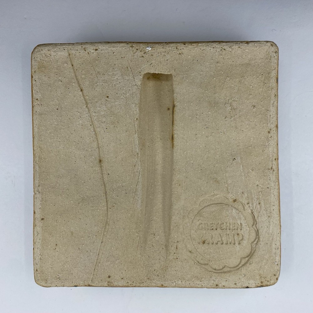 Sock Monkey 6x6" Ceramic Art Tile By Gretchen Kramp