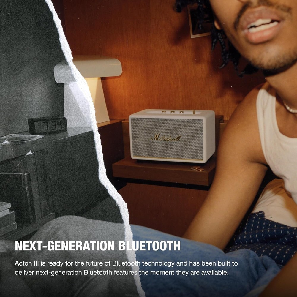 Marshall Acton III Bluetooth Speaker System (Cream)