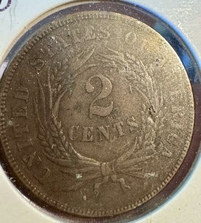 USA 2 Cents 1865 Union Shield