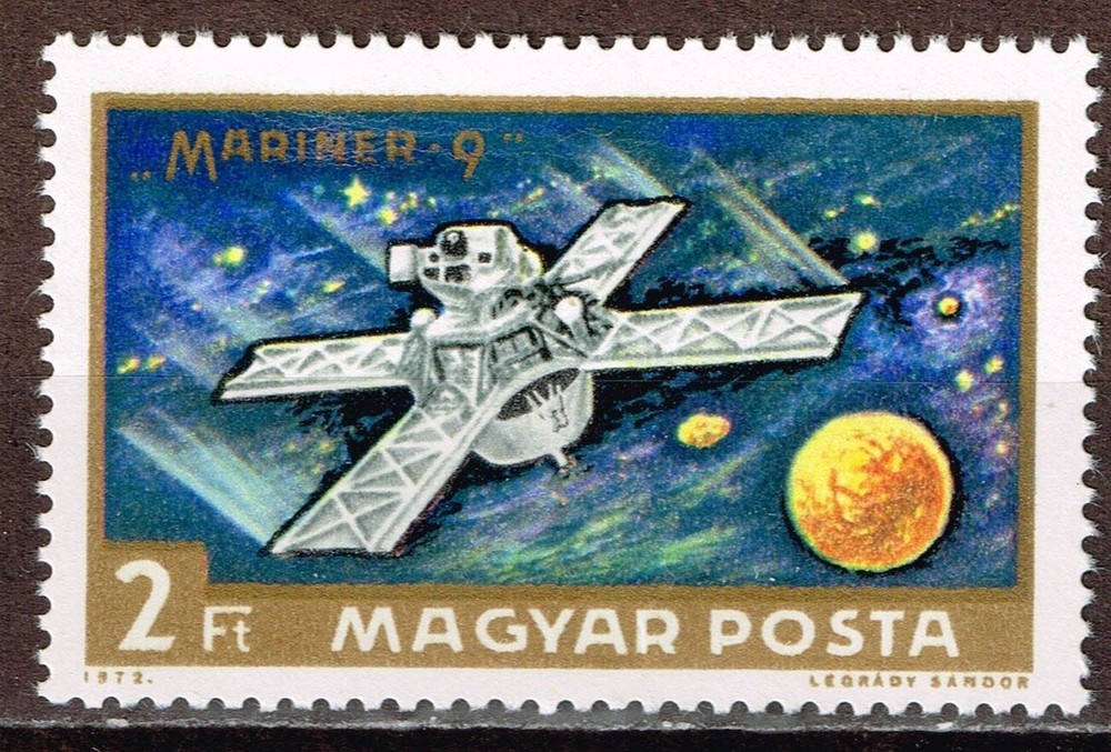 Hungary Space Mars Exploration stamp 1972 MNH A-16