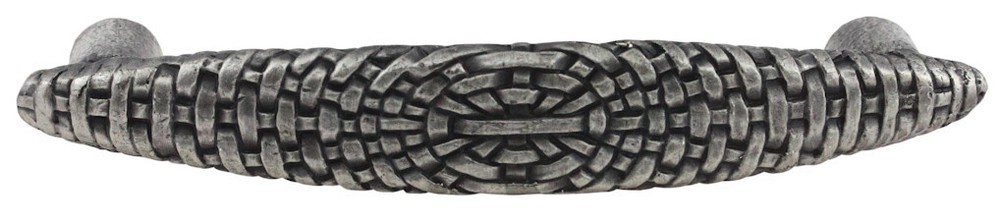 (5 Pack) 3-3/4 inch Longaberger Basket Pull Solid Antique Pewter