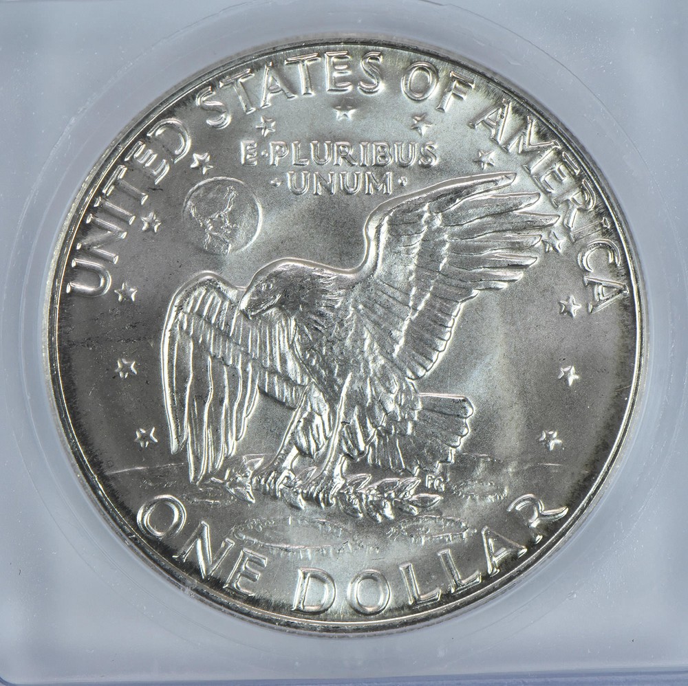 1973-S Eisenhower $1 Silver 40% MS67 ICG