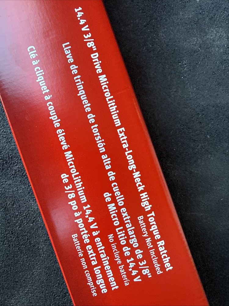 For SNAP ON CTR869 G DB 3/8 EXTRA LONG HIGH TORQUE 14.4 RATCHET TOOL ONLY