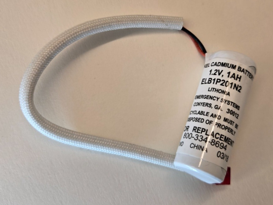 LITHONIA ELB1P201N2 EXIT LIGHT BATTERY