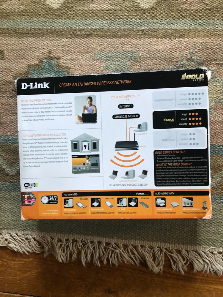 D-Link WBR-2310 Range Booster G Router