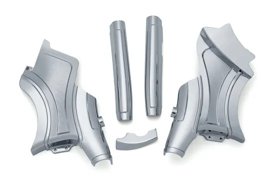 Kuryakyn Chrome Front Steering Neck Fork Covers Indian Chieftain Classic 18-20