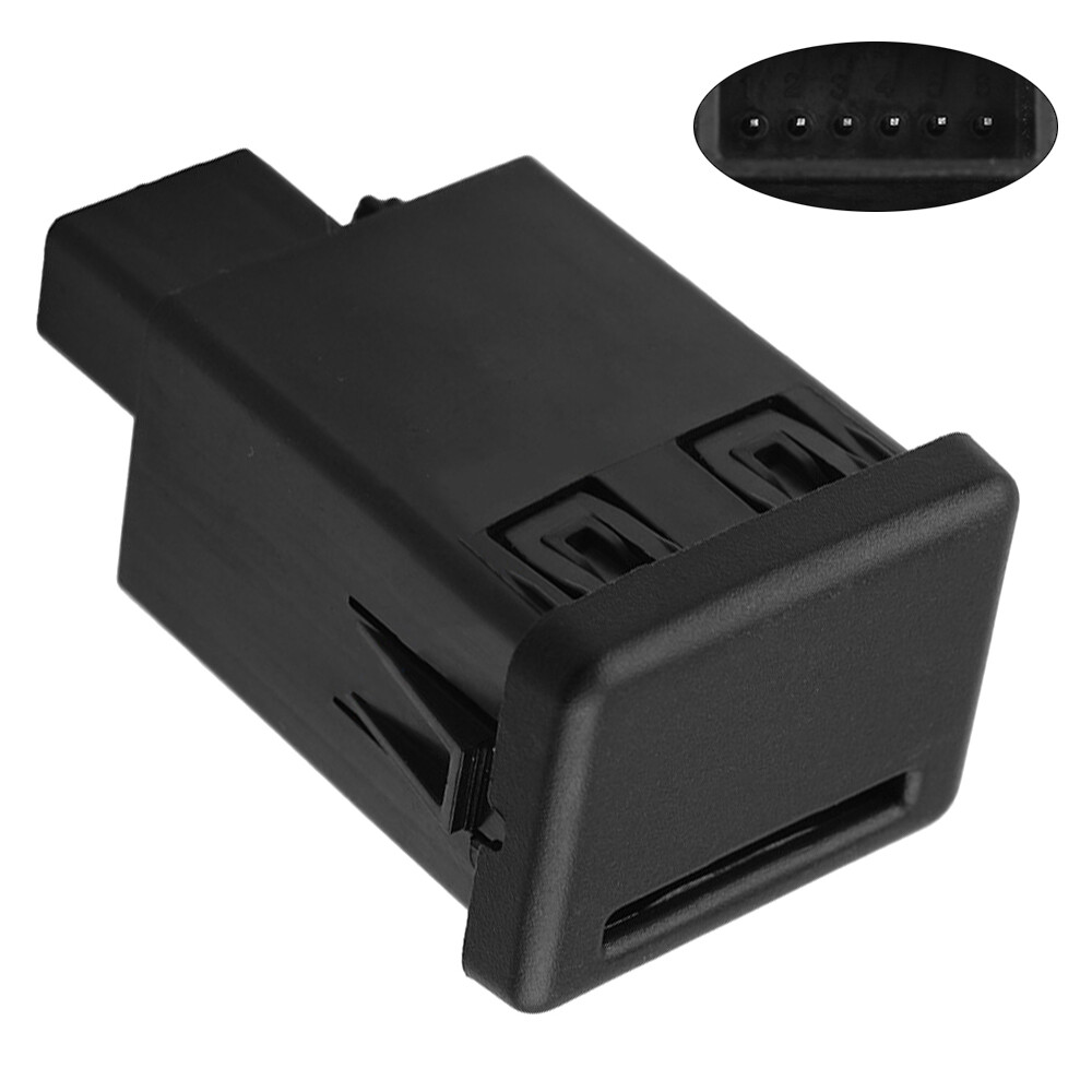 6 Pins Card Reader Black Plastic Replacement 13599465 For ATS CT5 Corvette