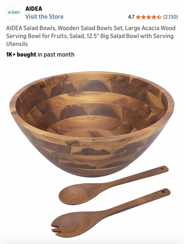 Wooded Server Set