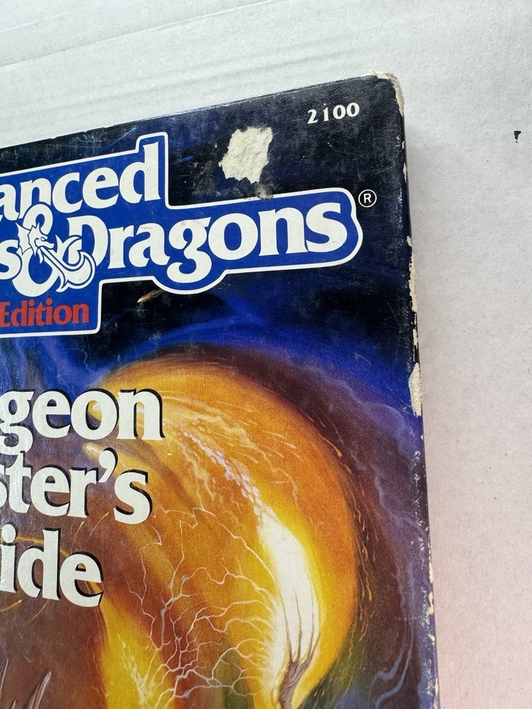 Advanced Dungeons & Dragons Dungeon Master's Guide 2nd Edition TSR 1989 RPG