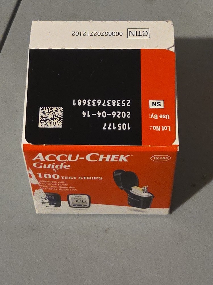 100 Ct Accuchek Guide Test Strips