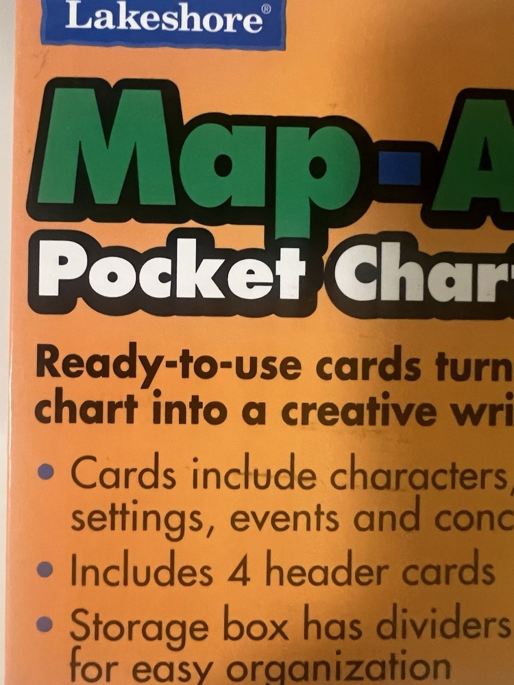 Lakeshore Map-A-Story Pocket Chart Program New