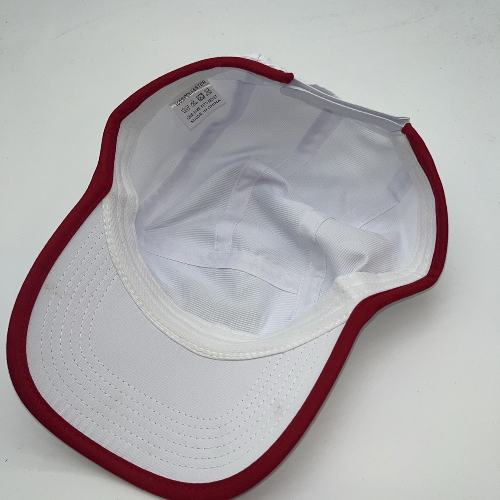 Ironman Captain Performance White Hat Polyester NWOT