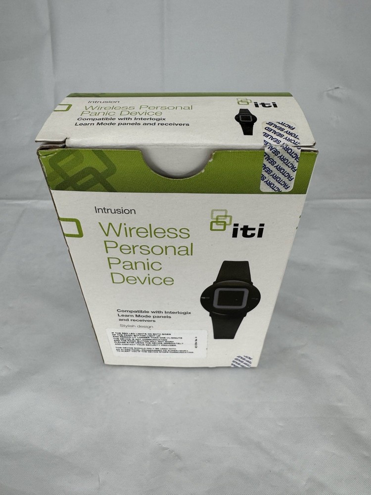 INTRUSION ITI wireless personal panic alarm device WHITE
