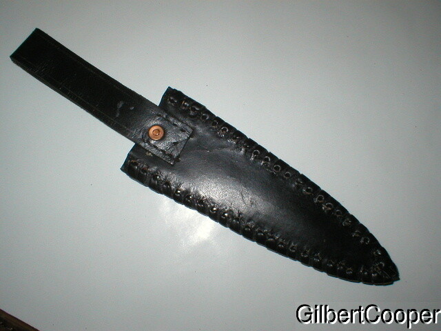 BLACK LEATHER SHEATH - #13 Small Knife