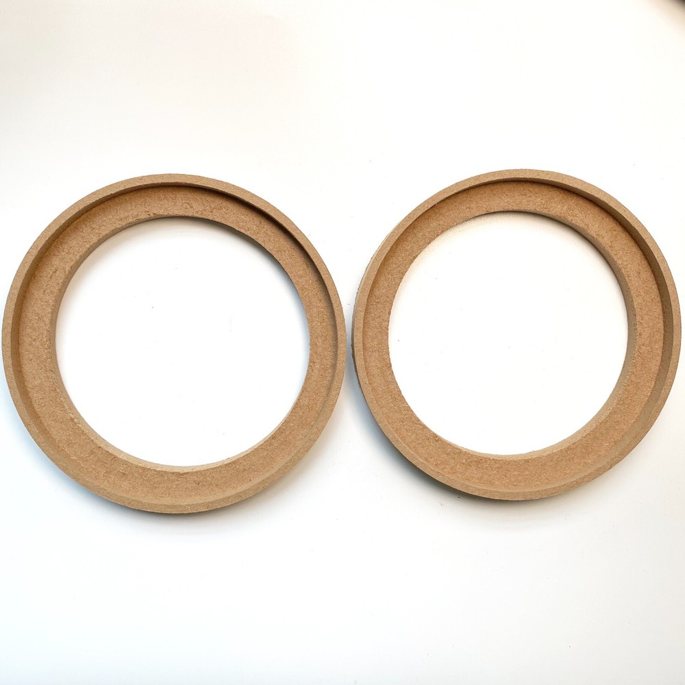Pair 5" MDF Car Speaker Mounting Spacer Recessed Ring Mounting Depth Resolution