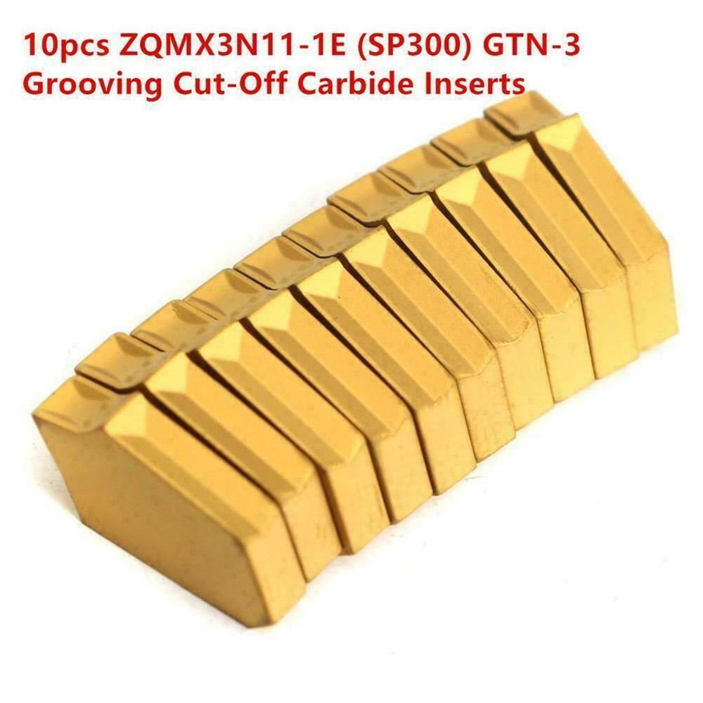 Insert 10Pcs 3mm Width GTN-3 Gold High Precision NC3020 SP300 Versatile