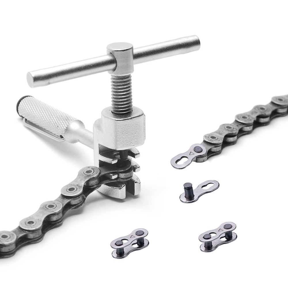 Compact Bicycle Missing Link Set for 6-10 Speed Chains - 16 Steel Pieces