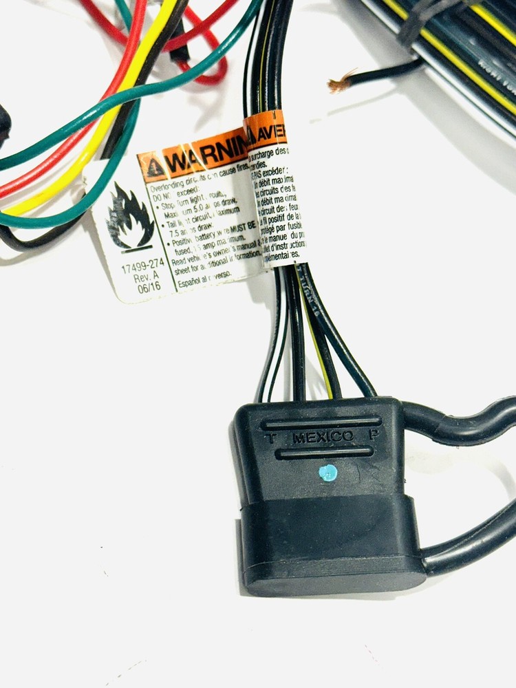 TRAILER HITCH WIRE WIRING HARNESS 17499-274