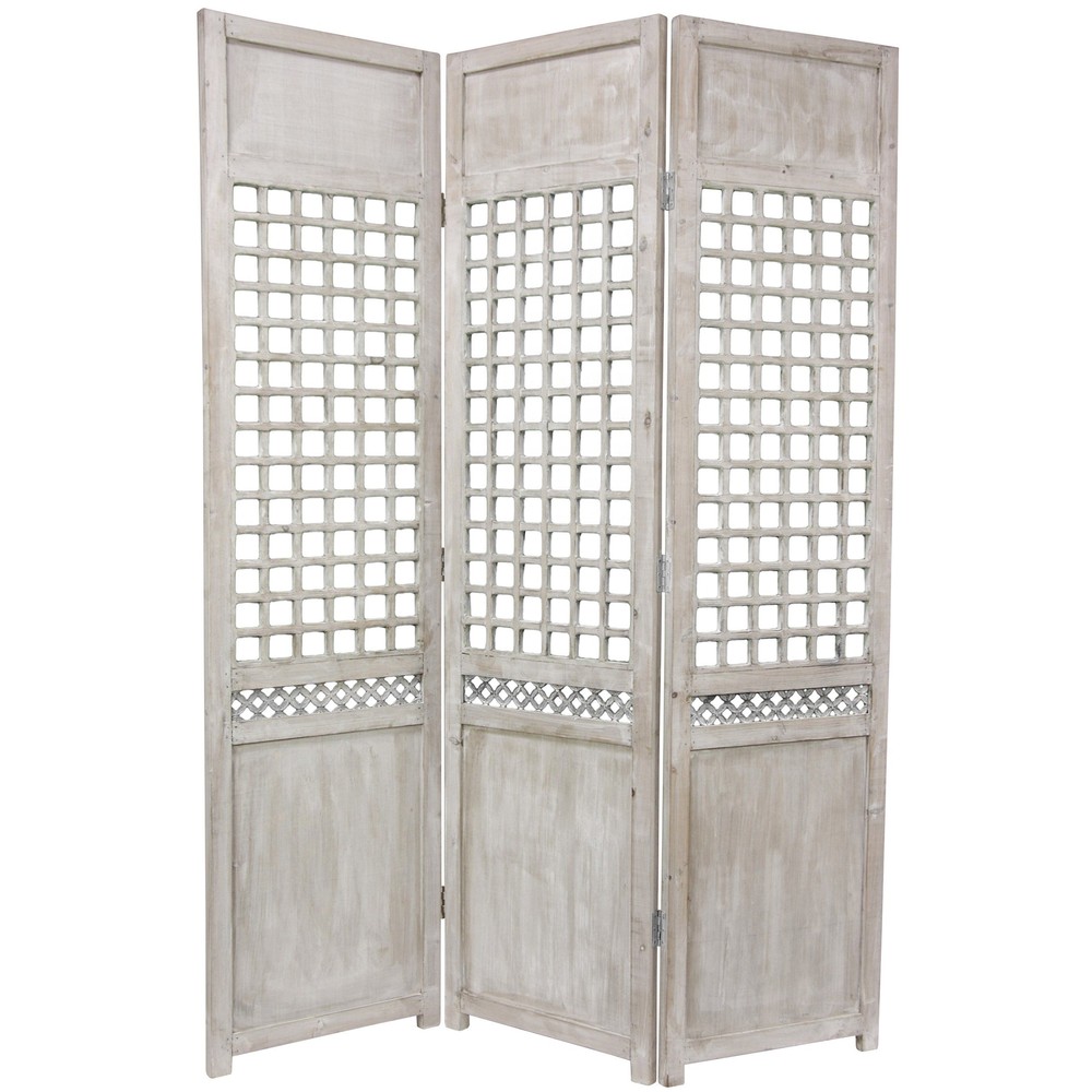 6 ft. Tall Open Lattice Room Divider