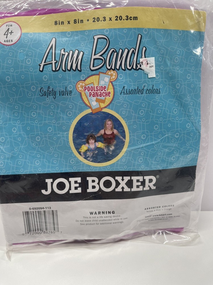 NOS Joe Boxer Inflatable Swimming Arm Bands