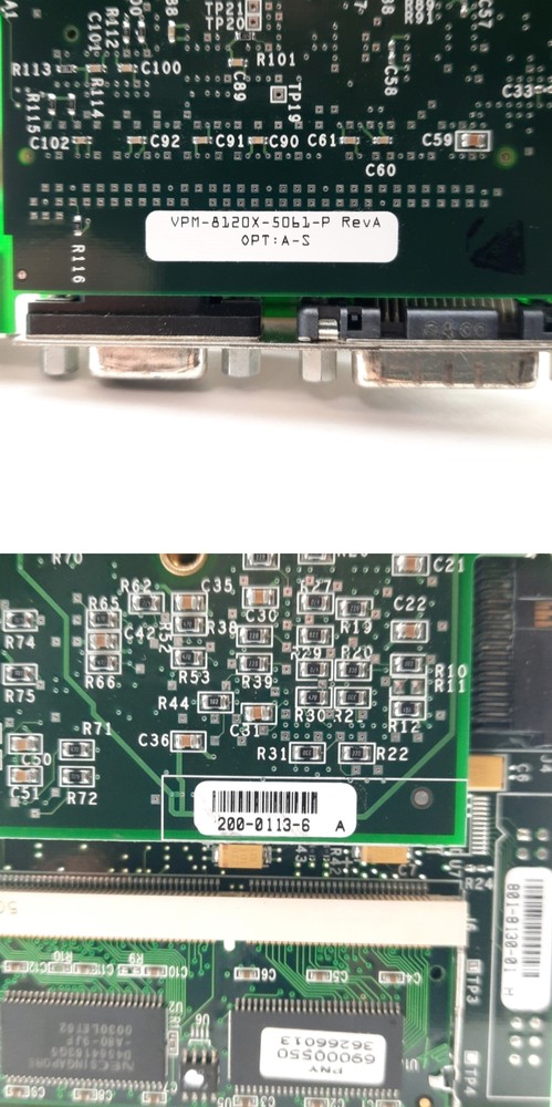 Cognex MVS-8120 Opt: A-S Vision Processor Module CVM6 PCI 2x Digital 1x Analog
