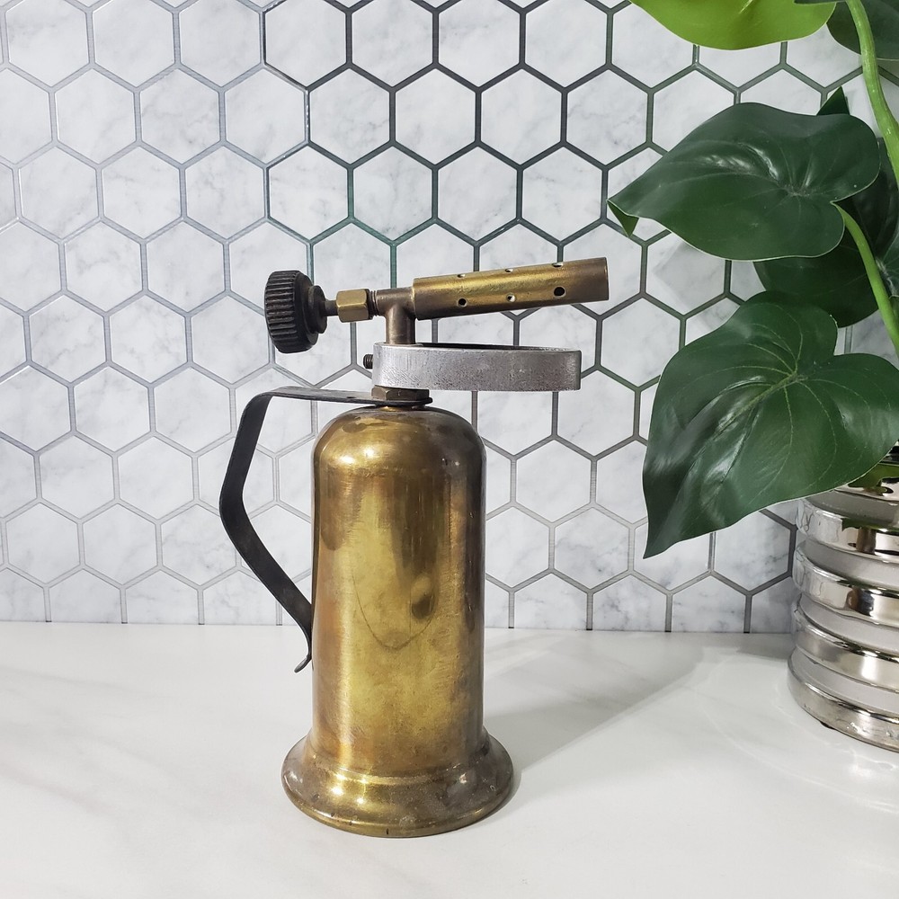 Vintage Brass Gasoline Blow Torch
