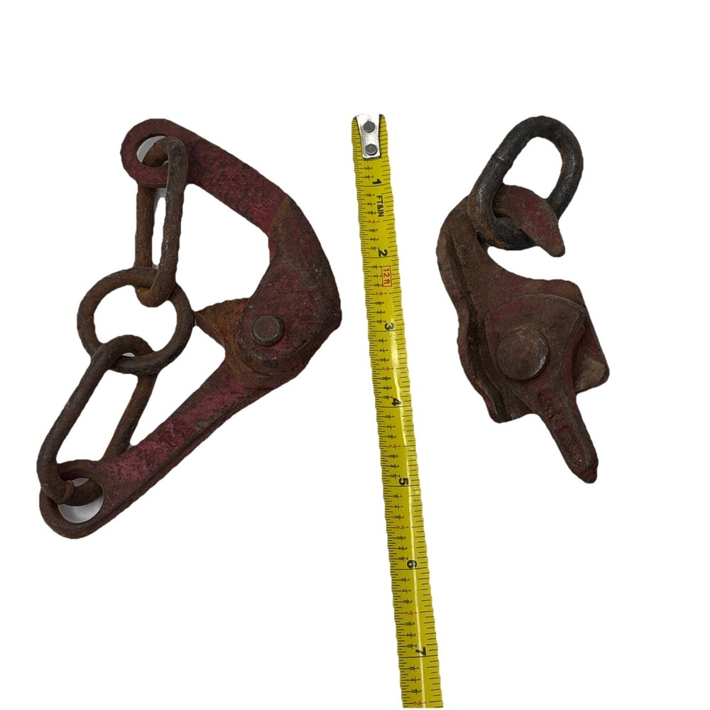 Vintage Wire Cable Puller Grabbers Lot Of 2