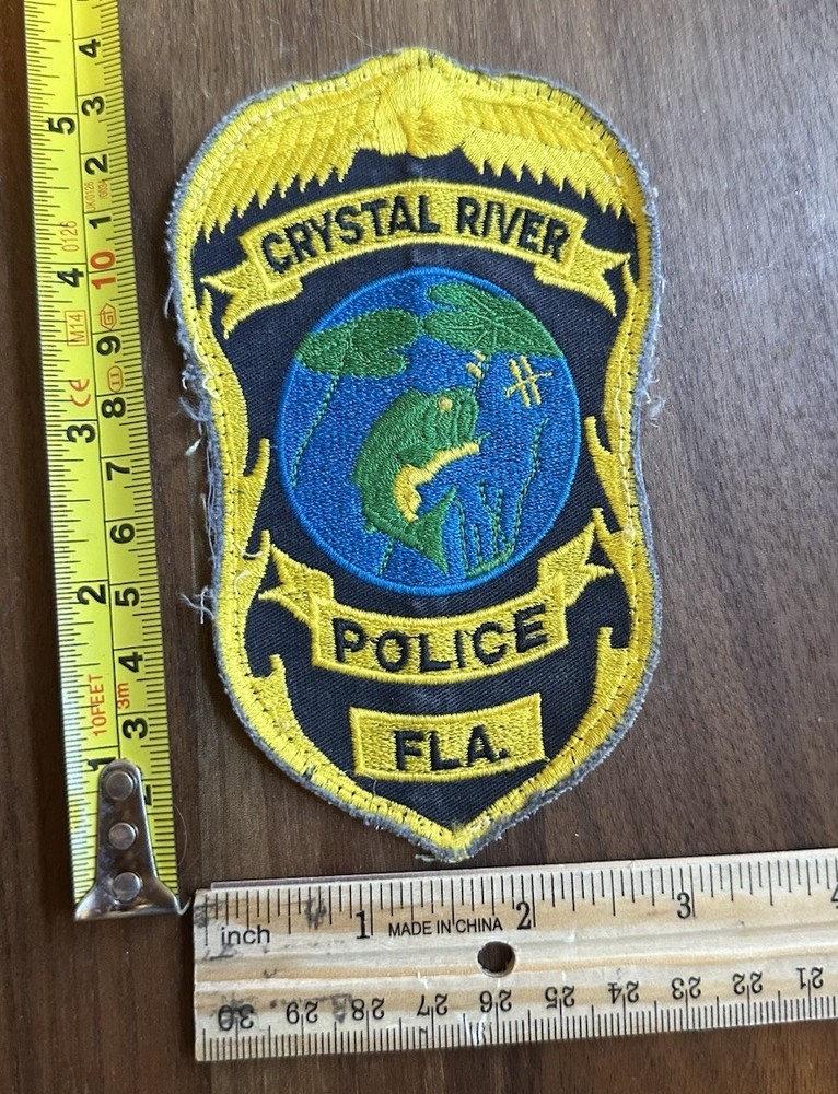 Crystal River Florida Police Department Patch