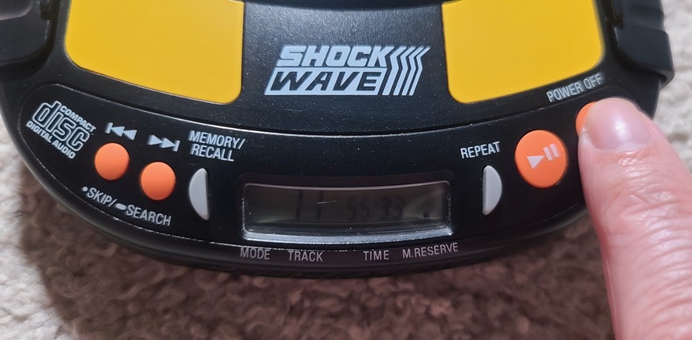 Panasonic Portable CD Player Mash Shock Wave SL-SW405 - USED -