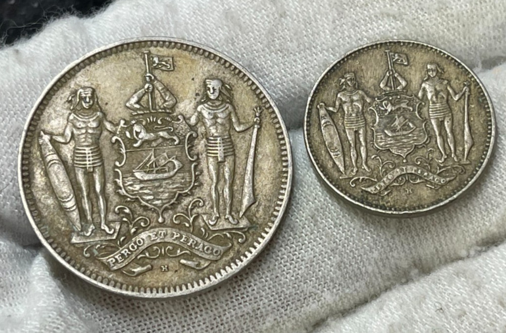 Early North Borneo 2 Coins Lot High Value
