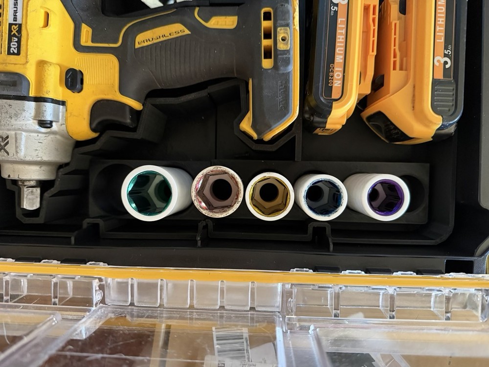 DeWalt DCF894 Impact Wrench & Socket Insert for Deep Compact Organizer (Insert)