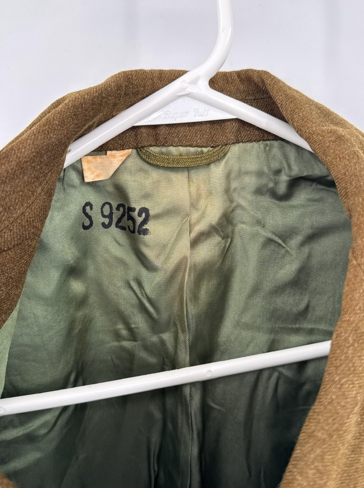WWII 4th Army Specialist Coat Jacket Brown
