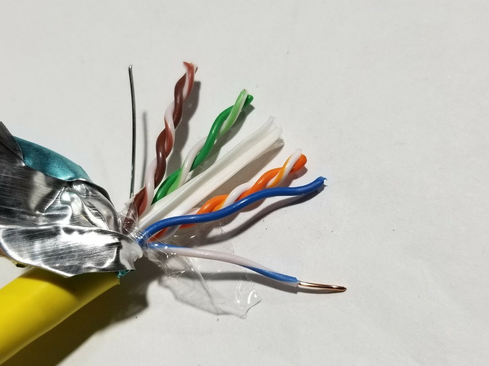 Commscope CS34R 23/4P Cat6 F/UTP WebTrak Riser Shield Network Cable Yellow/100ft