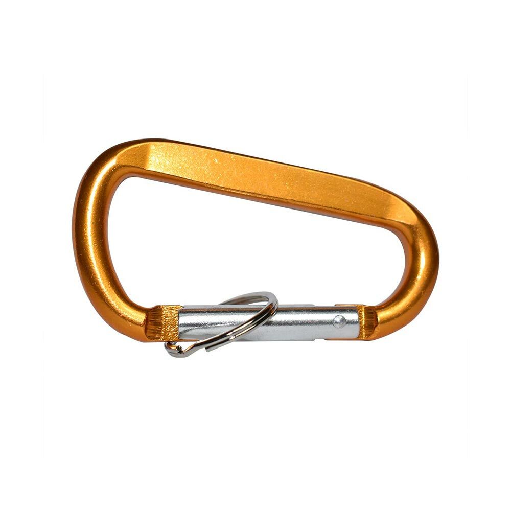Aluminum Carabiner Spring Clip Hook Keychain (25/Pack)