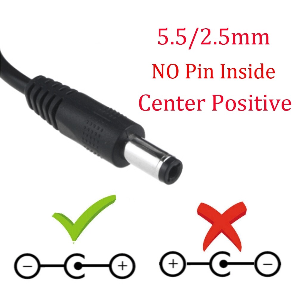 12V 5A DC Adapter +8 Split Power Cable for Sannce CCTV Security Camera DVR Power
