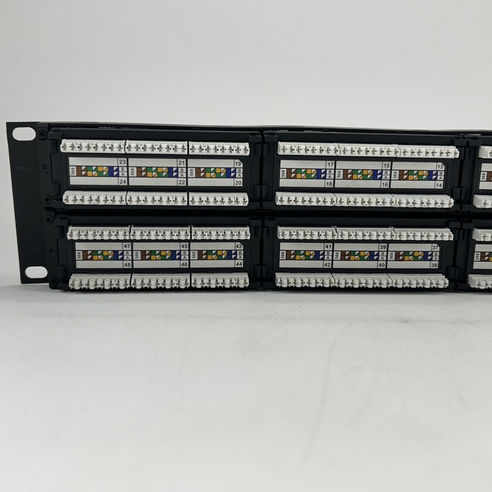 GIGAMEDIA 48-Port Connector Cat5e Patch Panel