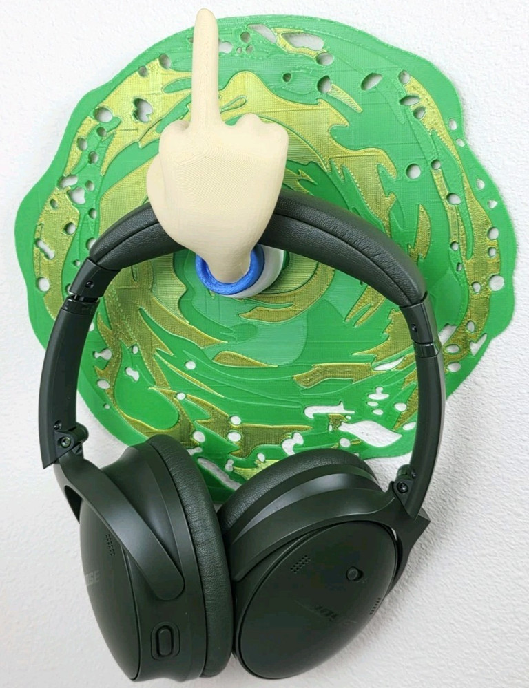 Rick & Morty Wall Mounted Headphone Holder - Inter-dimensional Portal Hook