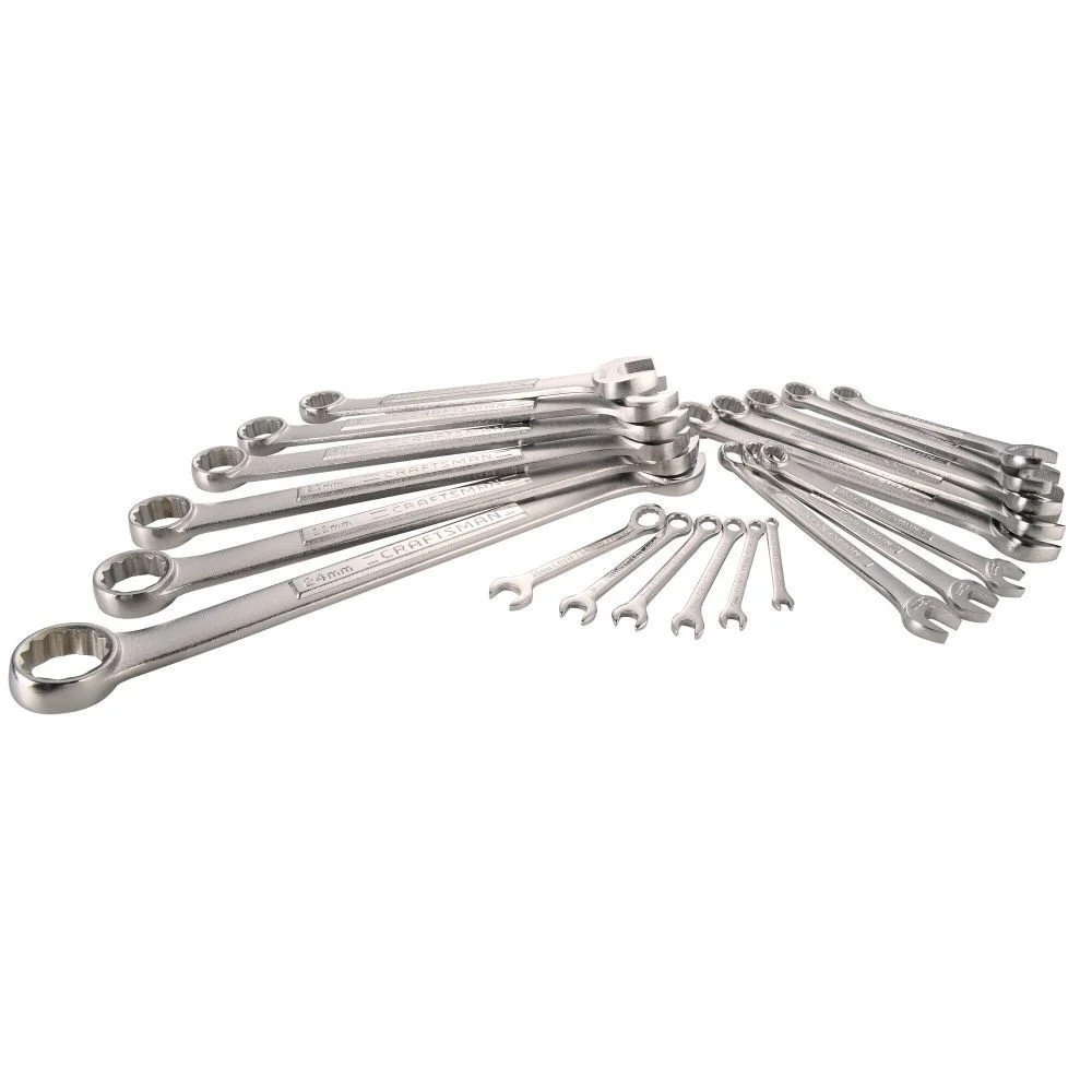 Craftsman Metric Combination Wrench Set, 20Pc