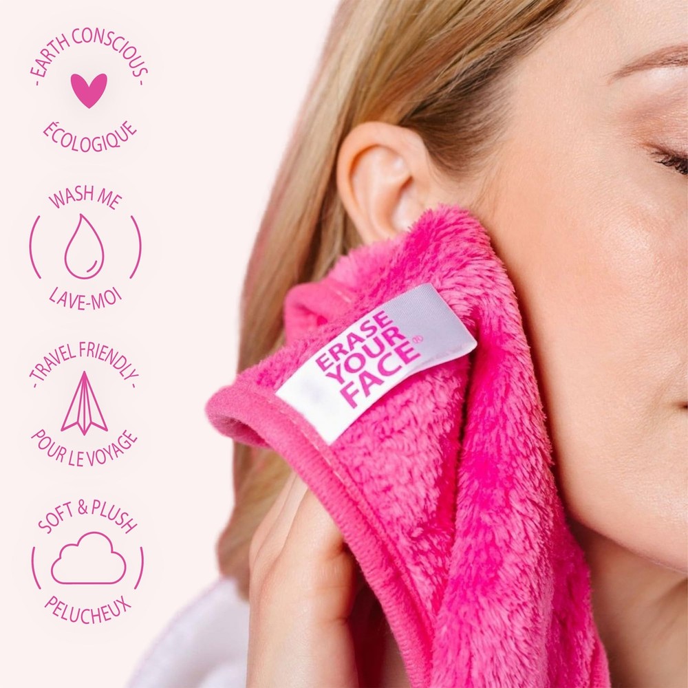 Make-Up Removing Cloths 4 Count Erase Your Face by Danielle Enterprises Enterpr