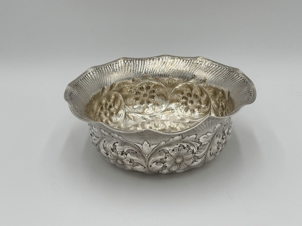Antique Gorham Sterling Silver Repousse Bowl