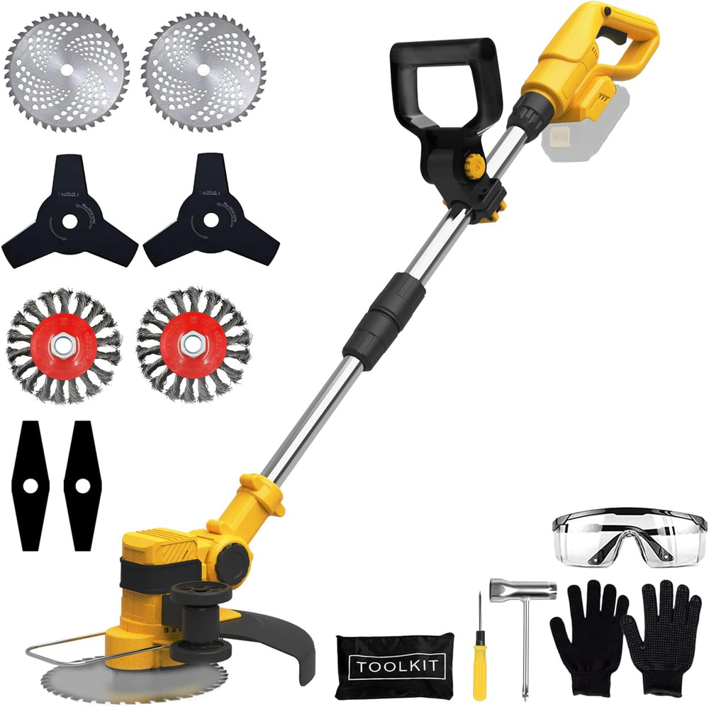 Brushless Cordless Weed Wacker for Dewalt 20V Max Battery (Tool Only), Electric