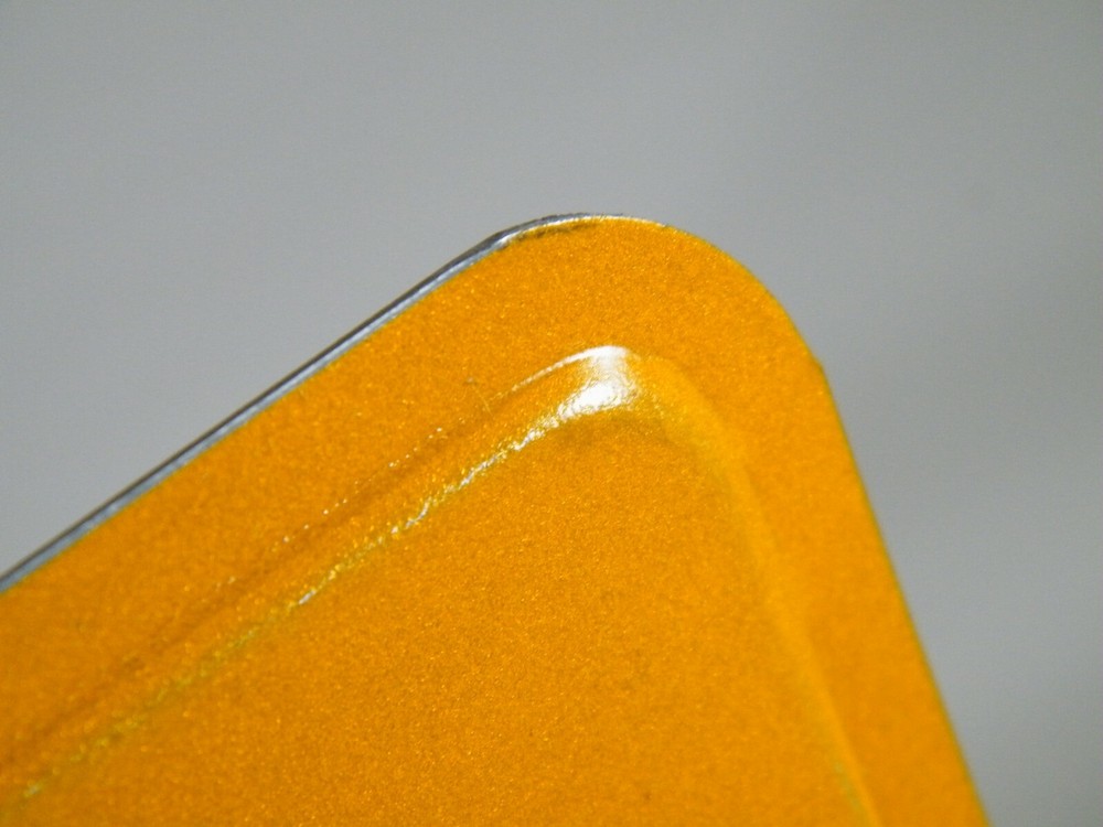 "HERNON" YELLOW AND BLUE LICENSE PLATE METAL