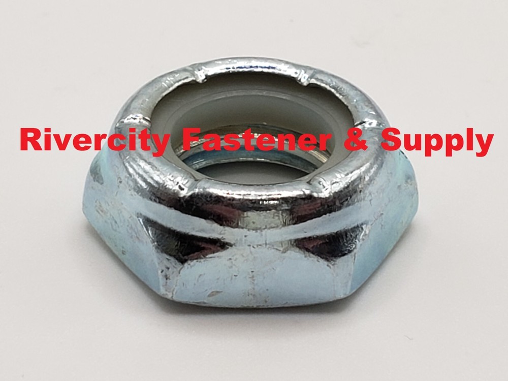 9/16-12 Nylon Insert Lock Nut Thin / Jam / Half thick NTE Series 9/16x12 Nuts