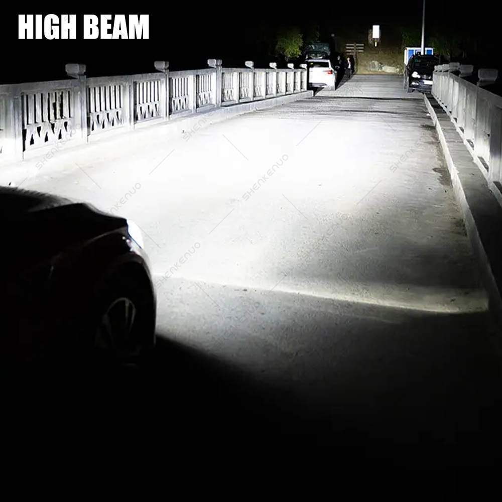 For Jeep Cherokee 2014-2015 LED Headlight & Fog Light Bulbs Combo Clear White