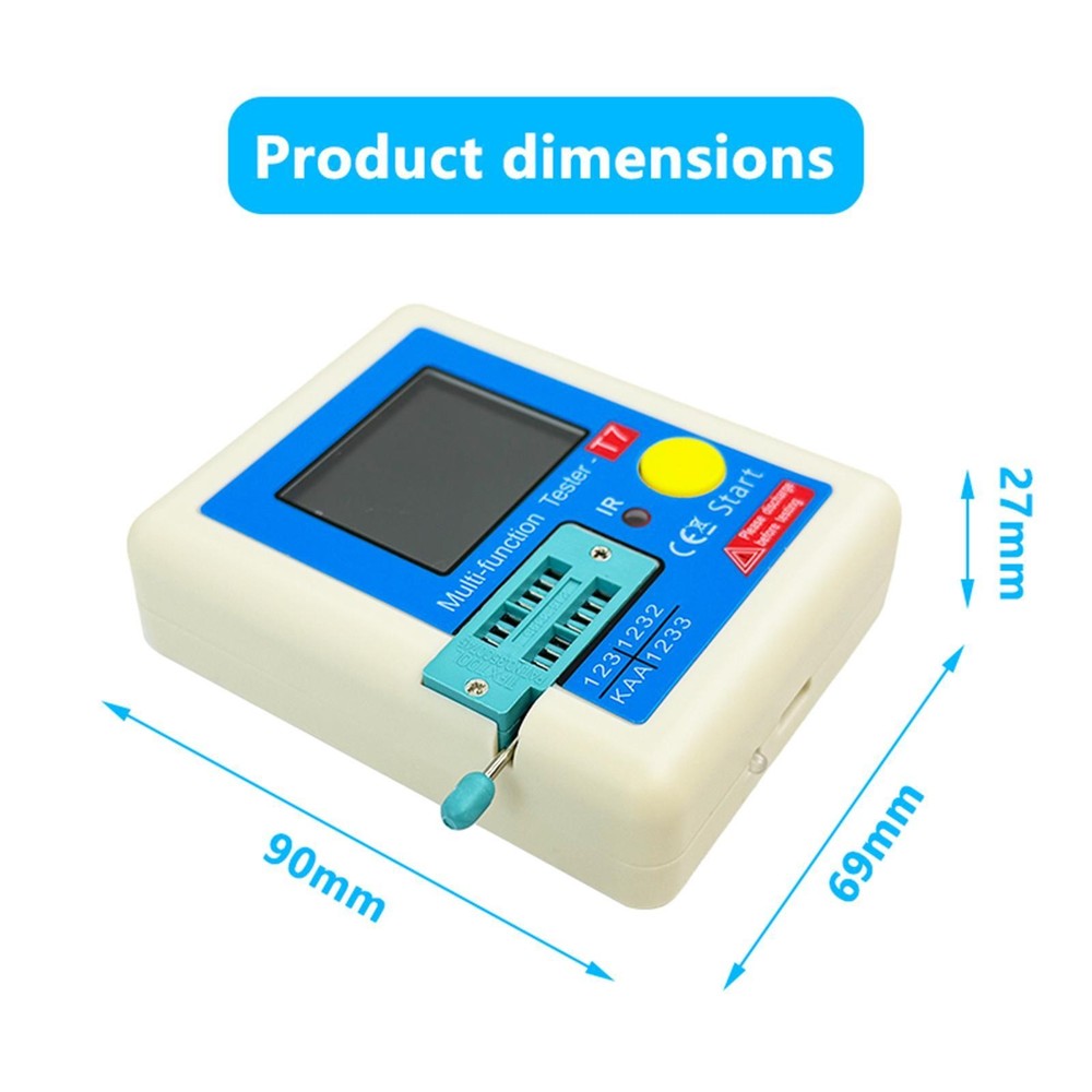 Meter Capacitor Tester Auto Shut Down Multimeter Transistor Tester Capacitor