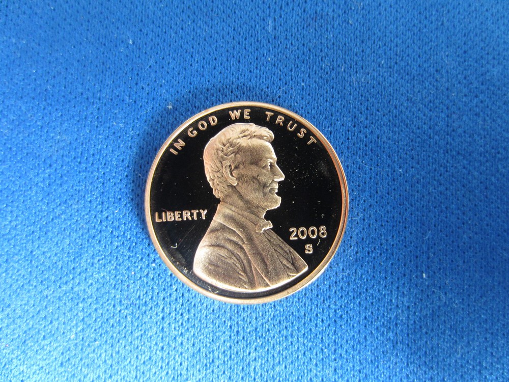 2008-S Lincoln Cent Deep Cameo Mirror Proof Upper Grading Ranges Red