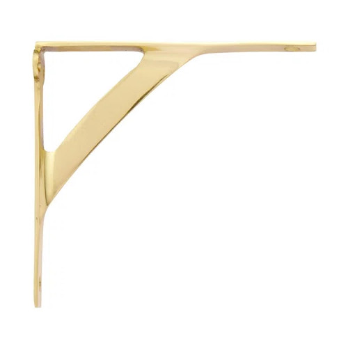 signature hardware brass bracket lacquered